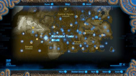 Zelda Wasteland Tower The Legend Of Zelda Breath Of The Wild Shrine
