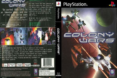 Colony Wars Ps1 Custom Dvd Cover Art Customcovers