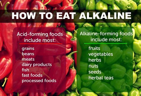 alkaline food chart for cancer