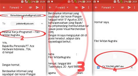 Maybe you would like to learn more about one of these? Cara Mengirim Lamaran CV Lewat Email Mudah Diterima Kerja
