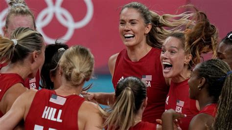 Video Us Women Defeat Brazil For First Olympic Volleyball Gold In Tokyo
