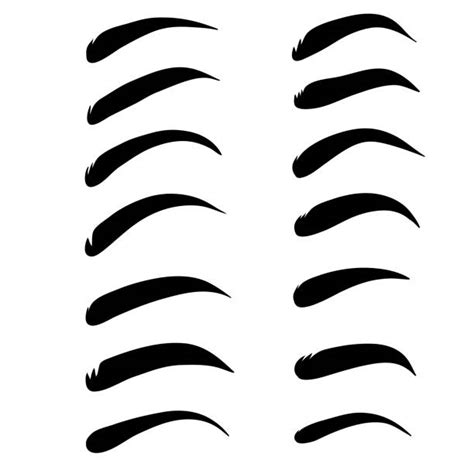 Silhouette Of The Eyebrow Shapes Illustrations Royalty Free Vector Graphics And Clip Art Istock