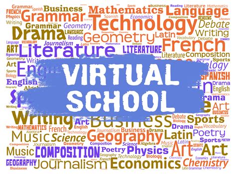 Free Photo Virtual School Represents Web Site Learning And Education