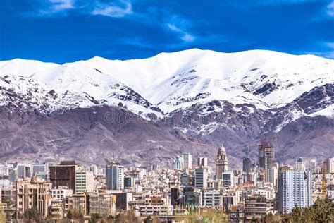 Alborz Mountains Albourz North Tehran Spectacular View In The