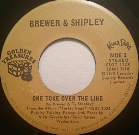 Brewer And Shipley One Toke Over The Line Vinyl Discogs