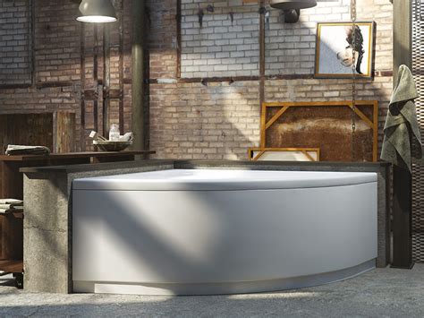 Vittoria Hydromassage Corner Acrylic Bathtub By Relax Design