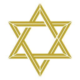 Star Of David Jewish Flat Png Svg Design For T Shirts