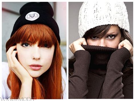 Как носить шапку с челкой фото зимой девушке