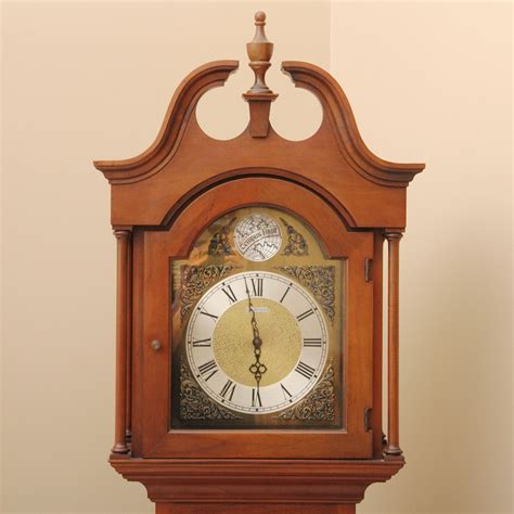 Howard Miller Barwick Maple Grandfather Clock Ebth