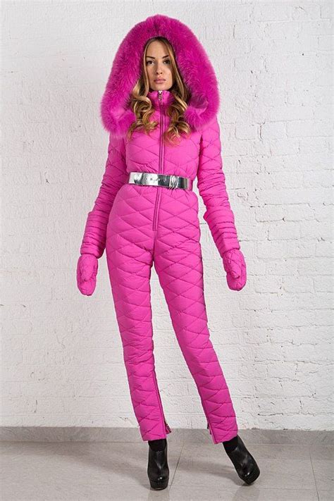 cute pink snowsuit down suit winter suits snow coat hooded winter coat skiing outfit ski