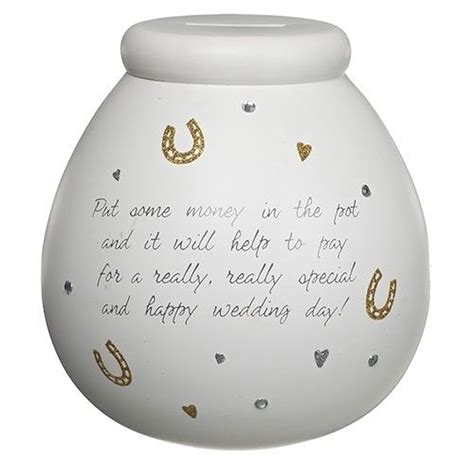 Pot Of Dreams Wedding Fund Ceramic Money Pot 401029