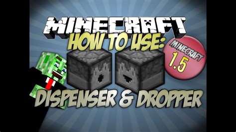 How many people are busy programming h5p content types? How to use the Dropper and Dispenser Minecraft - YouTube