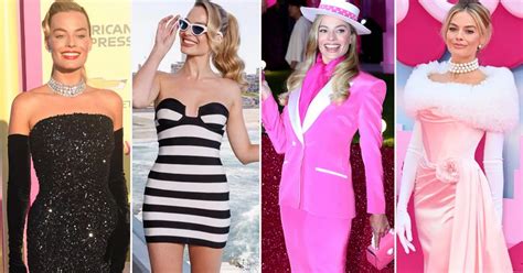 Every Single Barbie Inspired Outfit Margot Robbie Wore On The Movies Press Tour Mirror Online