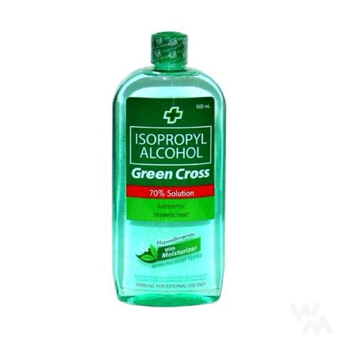 GREEN CROSS ISOPROPYL ALCOHOL AUTHENTIC 500 Ml X 3 Bottles Shopee