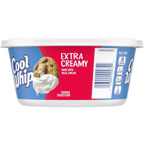 Cool Whip Extra Creamy Whipped Cream Topping 8 Oz Kroger
