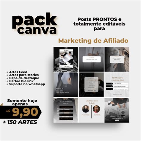 Pack Canva Marketing Digital Ramusa Costa Hotmart