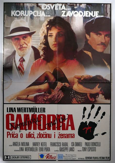 Original Poster Camorra Mafia Crime Molina Keitel Wertmuller 1986