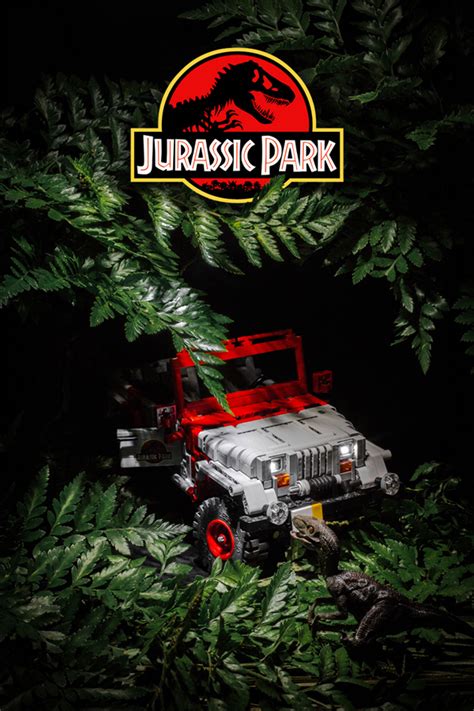 Lego Jurassic Park Jeep On Behance
