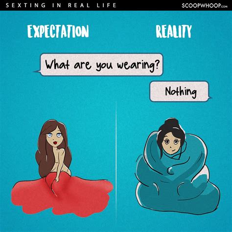 These Hilarious Illustrations Show How Sexting Actually Works In Real
