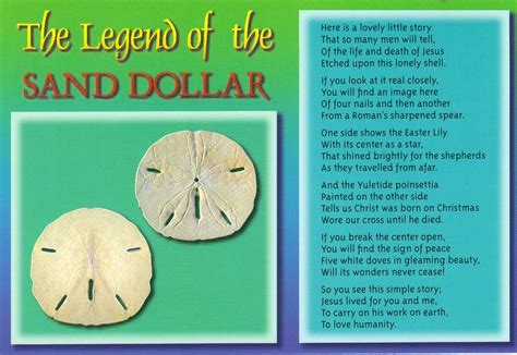 Legend Of The Sand Dollar Printable
