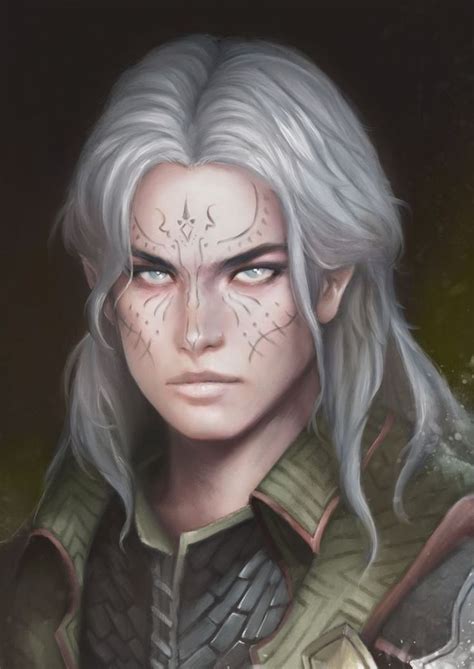 Pin By Laurie Phillips On White Haired Male Elves