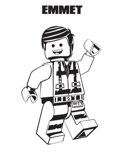 It's been five years since everything was awesome and the citizens are facing a huge new threat: Kids-n-fun.de | Malvorlage Lego Movie 2 Emmet