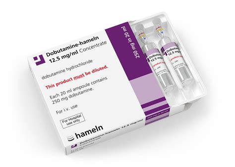 Ir Dobutamine 12 5 Mg Ml 250 Mg In 20 Ml 3014 Hameln Pharma