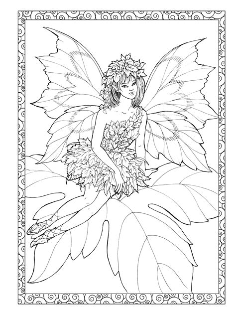 Creative Haven Enchanted Fairies Coloring Book Creative