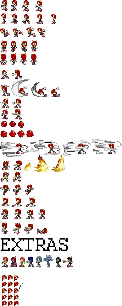 Mighty The Armadillo Original Sprite Sheet By Farofeiroman On Deviantart