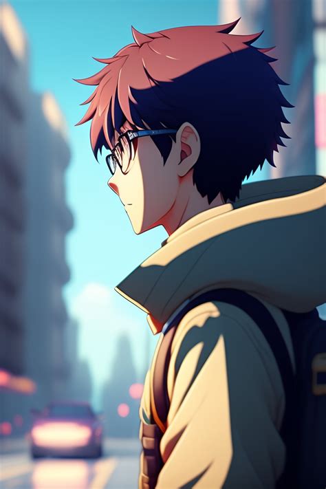 Lexica A Nerdy Anime Boy Is Fighting Depression Upset By Makoto