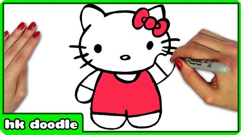 Hello kitty coloring pages free online games videos for kids. How To Draw HELLO KITTY - Easy Step by Step Drawing ...
