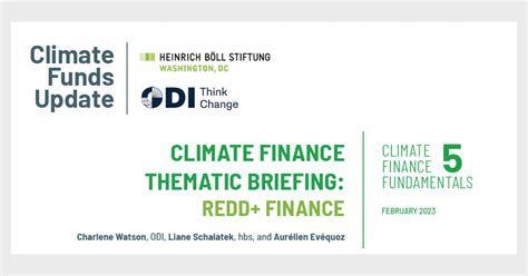 Climate Finance Fundamentals 5 Climate Finance Thematic Briefing