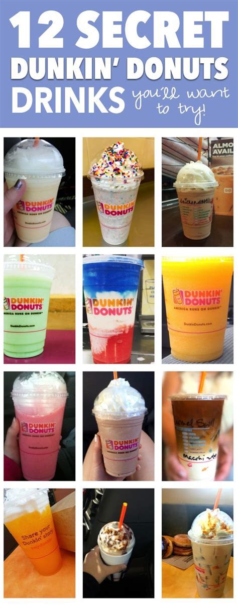 Heres The Complete Dunkin Donuts Secret Menu Best Dunkin Donuts
