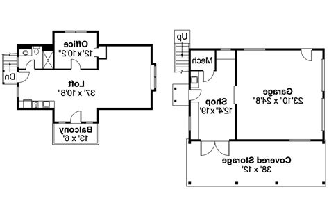 Here ground floor accommodates big showroom with car display, car service area, service. Craftsman House Plans - Garage w/Living 20-020 ...