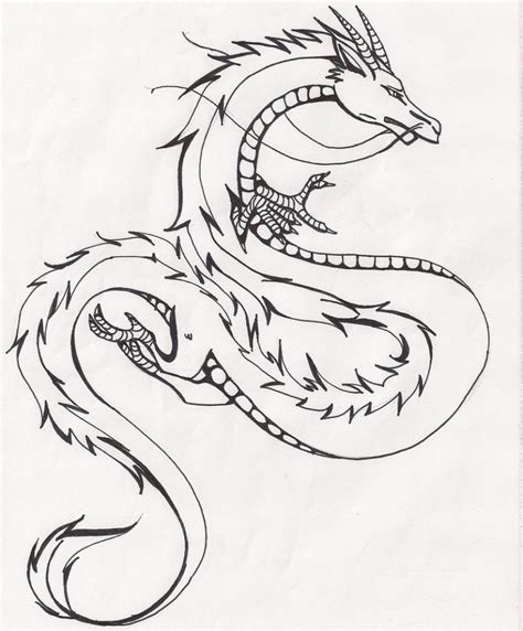 They are popular among kids especially fire breathing ones. Dragon Chinese Drawing at GetDrawings | Free download
