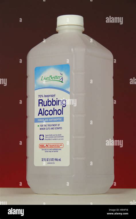 Rubbing Alcohol Stock Photo Alamy