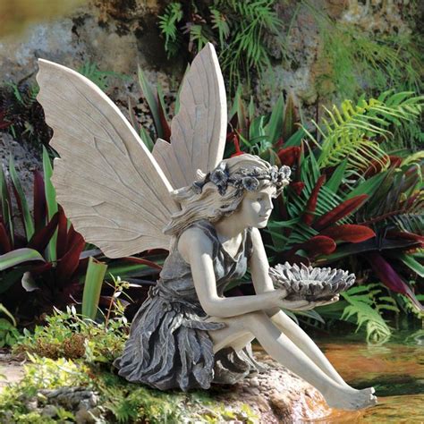The Sunflower Fairy Statue Garden Statues Fairy Statues Fairy Garden