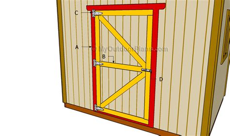 Diy Shed Door Plans Myoutdoorplans