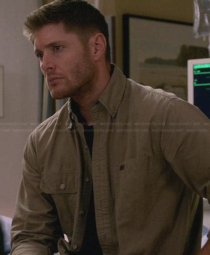 Wornontv Deans Beige Shirt On Supernatural Jensen Ackles Clothes