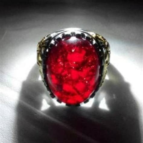 Jual Cincin Batu Merah Siam Pecah Seribu Indonesia Shopee Indonesia