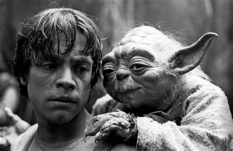 Star Wars Empire Strikes Back Luke With Yoda On Dagobah
