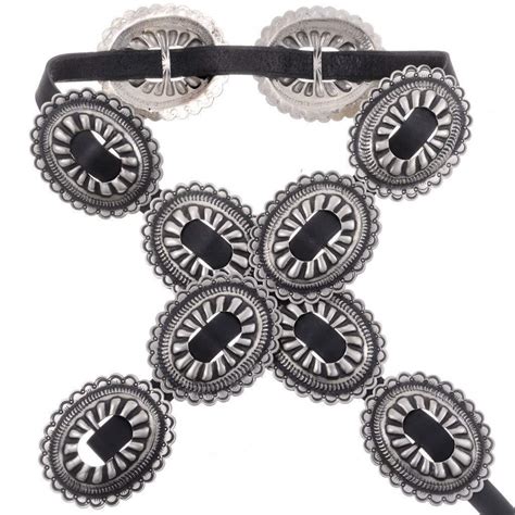 Hammered Silver Navajo Concho Belt First Phase Style 2502
