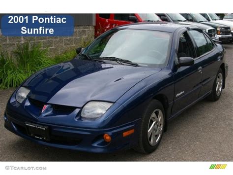 2001 Indigo Blue Pontiac Sunfire Se Sedan 33189202