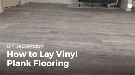 How To Lay Vinyl Flooring Household Diy Projects Sikana