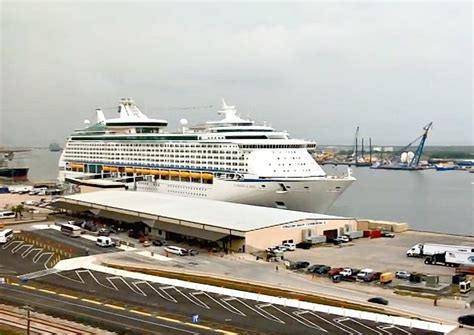 Galveston Cruise Ship Port Cruise Panorama