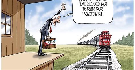 Cartoonist Gary Varvel Joe Biden Won T Run