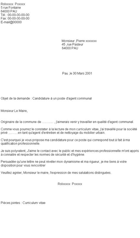 Ma polyvalence, ma rigueur et ma discrétion font de moi un employé de mairie efficace. Lettre de motivation agent polyvalent des services ...