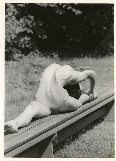Lot Vintage Gelatin Photograph Nude Stamped Sweden