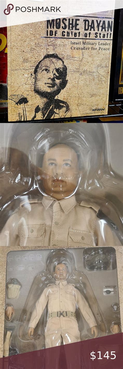 Hobby Master Moshe Dayan Collectible Action Figure In Action
