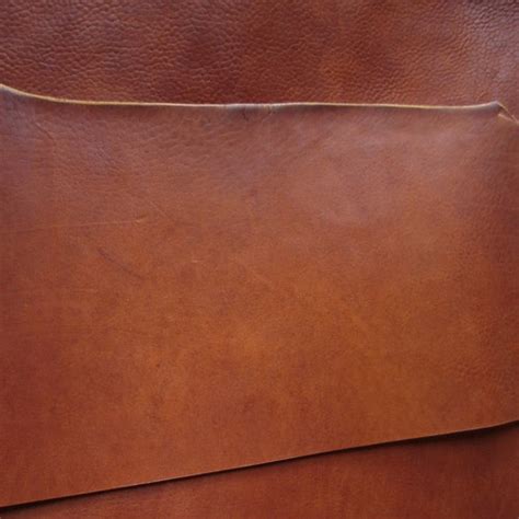 Mm Thick Vintage Look Cowhide Leather Pieces Saddle Tan Etsy Uk